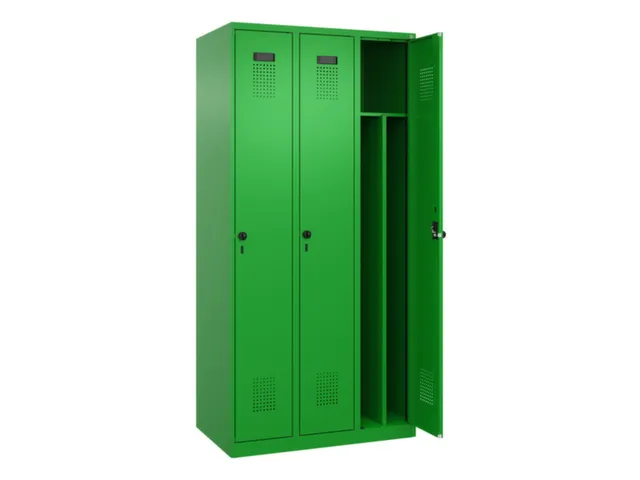 locker voor scheiding van kleding,HxBxD 1850x900x500mm,3vak