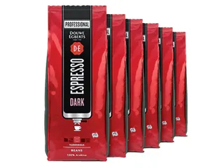 Koffie Douwe Egberts espresso bonen dark roast 1kg - 1