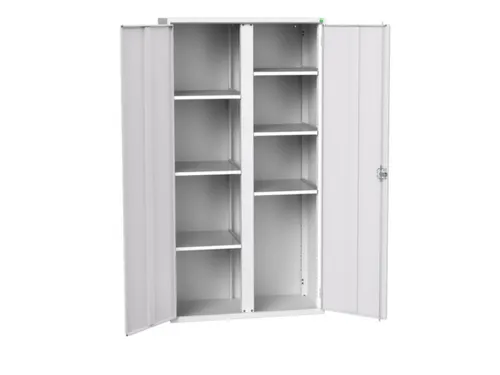 universele kast,HxBxD 2000x1050x550mm,6xStalen bodem,draaigrendelslot