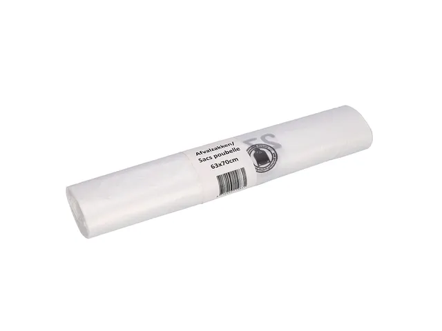 Afvalzak Cleaninq 63x70cm HDPE T15 50 Liter transparant Voordeelbundel