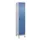 locker voor scheiding van kleding,HxBxD 1950x400x500mm,1vak