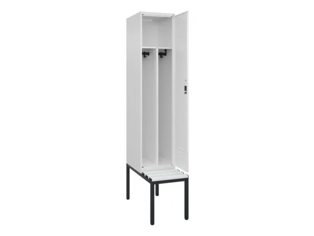 locker voor scheiding van kleding,HxBxD 2120x400x815mm,1vak
