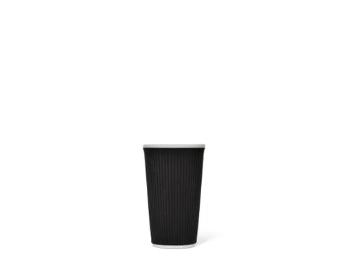 Beker porselein Les Artistes Paris 450ml met siliconen grip Zwart