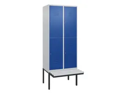Dubbeldekse dekenkist,HxBxD 2120x800x815mm,2x2vak.,vak B 400mm