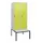 locker met bank,HxBxD 1950x800x815mm,2vak,vak B 400mm,draaigrendel