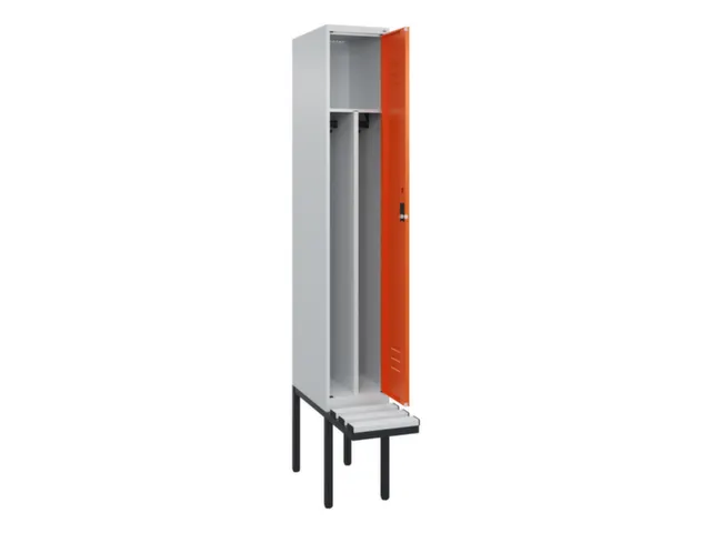 locker voor scheiding van kleding,HxBxD 2120x300x815mm,1vak