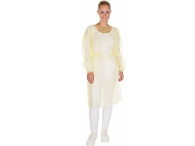 Hygostar 27758 Gown maat L Geel doos à 100 stuks