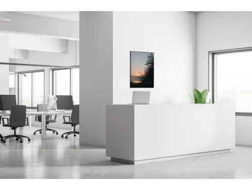 Wanddecoratie Textiel Set A1 Zonsopgang Bos