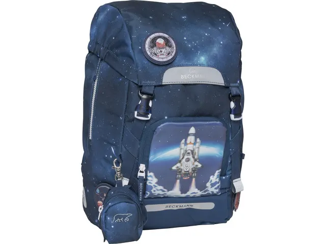 Schooltas Beckmann Classic Maxi Space Mission blue