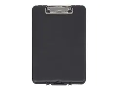 Klembordkoffer MAUL slim A4 staand met opbergvak topopening PP zwart