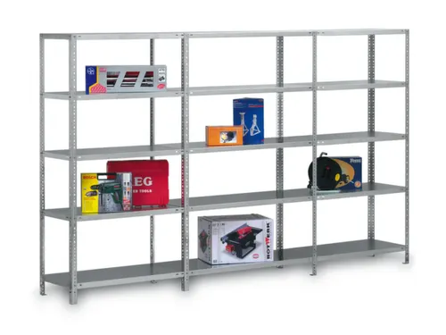 magazijnstelling,grondveld,HxBxD 2000x1000x300mm,vaklast 125kg