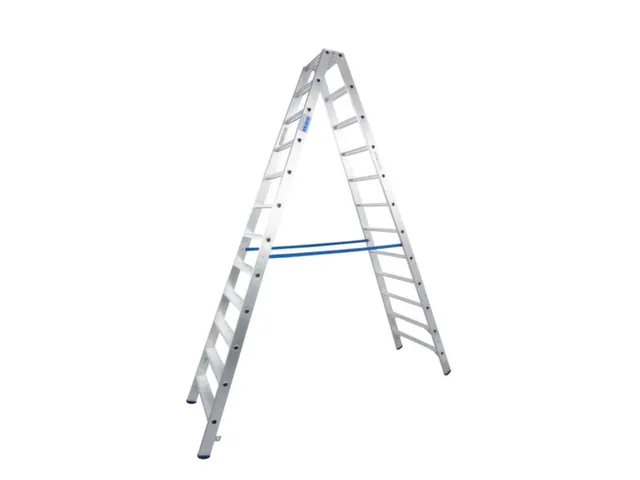 Escabeau Double Accès Aluminium Hauteur D'estrade 2 80M 2X12Marches