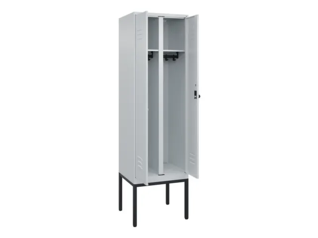 locker voor scheiding van kleding,HxBxD 2120x600x500mm,2vak