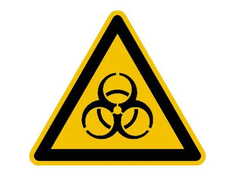 panneau d'avertissement p. int./ext. Avertissement Danger biologique