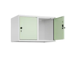 opzetkast,v. locker,2vak.,vak B 400mm,HxBxD 500x800x500mm,draaigrendel - 1