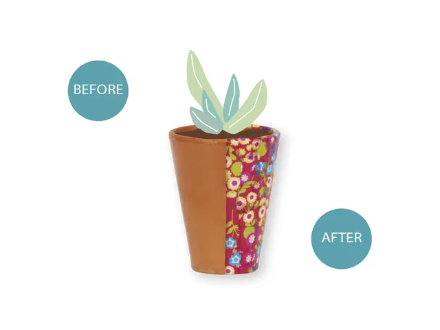 Hobbypapier Décopatch 30x40cm set à 4 vel thema Terracotta