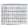 Planbord Legamaster professional jaarplanner horizontaal 90x120cm