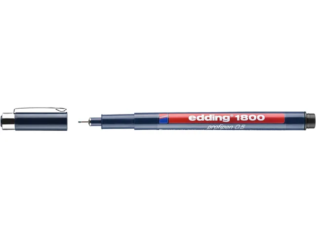 Fineliner Edding 1800 noir 0,5mm