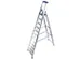 Verrijdbare Boktrap Aluminium L 3 71M 12Treden