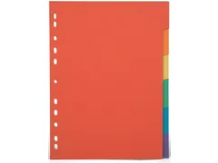 Tabblad A4+ Karton 6-delig Assorti