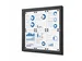 Vitrine d'affichage extérieure/intérieure 6x A4 Noir