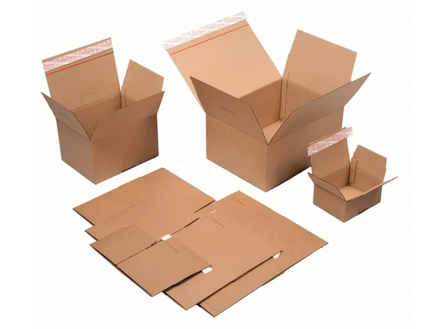 Verzenddoos Quickbox IEZZY 310x230x160mm B-golf bruin 10 stuks