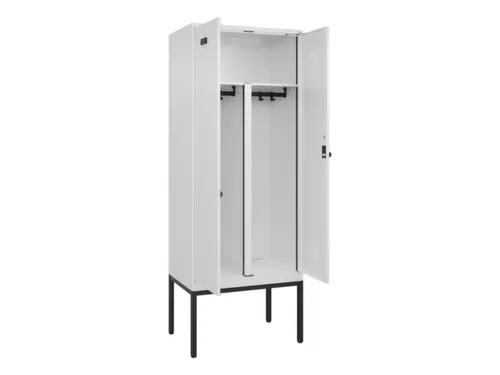 PBM-locker,HxBxD 2120x800x500mm,2vak,vak B 400mm,draaigrendel