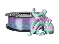 Azurefilm PLA Silk 3D filament 1,75mm Rainbow Aurora 1kg