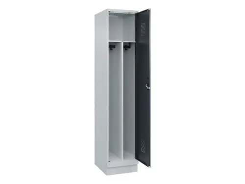 locker voor scheiding van kleding,HxBxD 1950x400x500mm,1vak