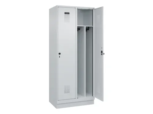 locker voor scheiding van kleding,HxBxD 1950x800x500mm,2vak