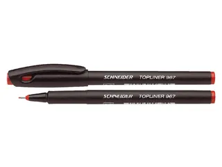 Fineliner Schneider Topliner 967 Rood 0.4mm - 1