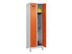 locker,HxBxD 1950x600x500mm,2vak,vak B 300mm,cil.-slot,voeten