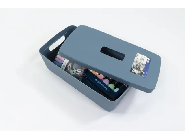Couvercle Kangaro S PP bleu pour boîte de rangement de 5/8 litres