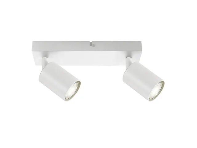 Plafondspot Integral Siena 2 spot IP20 GU10 wit