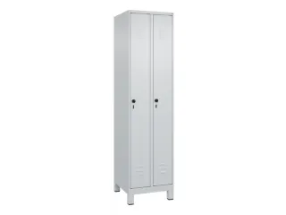 locker,HxBxD 1950x500x500mm,2vak,vak B 250mm,draaigrendel,voeten - 1