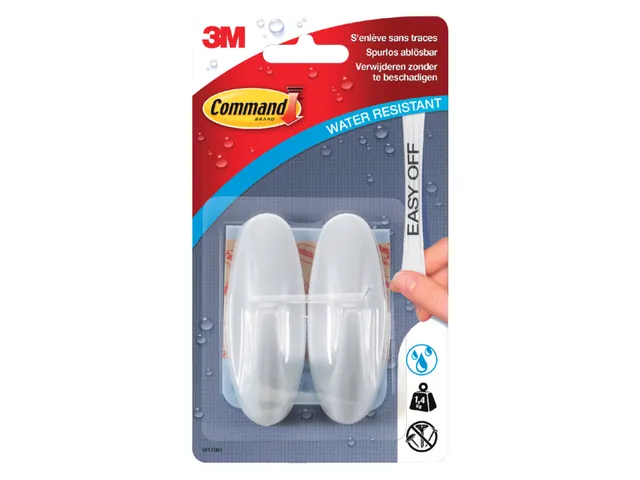 Bevestigingsstrip W17081c Haak Ovaal draagvermogen 1,4kg