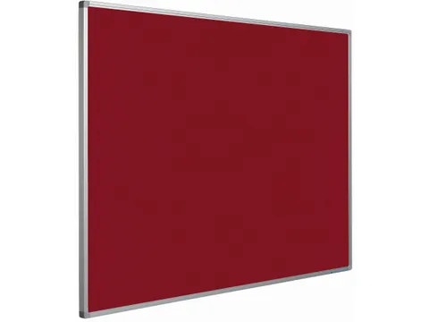 Prikbord Bulletin Rood 120x180cm Softline Profiel 16mm