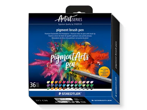 Brushpen Staedtler PigmentArts set à 36 kleuren