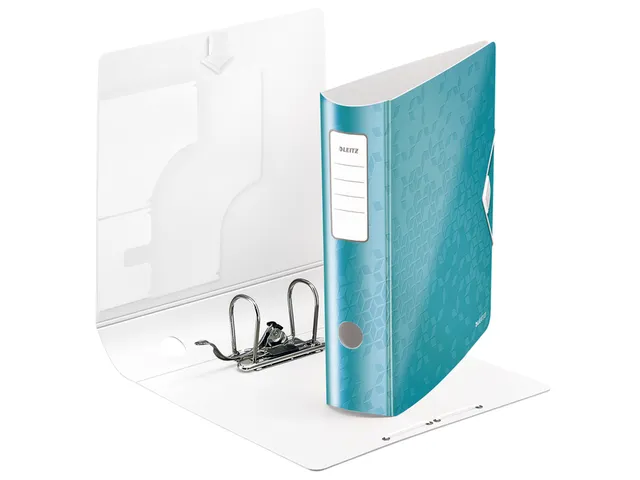 Ordner Leitz 1106 WOW 180° Active A4 80mm ijsblauw