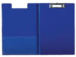 Klemmap Esselte 56045 met kopklem en insteek blauw A4