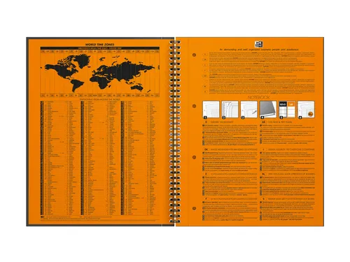 Spiraalblok Oxford International Notebook A4+ ruit 5mm