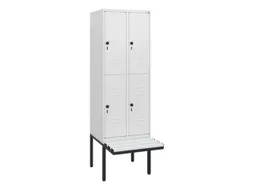 Dubbeldekse dekenkist,HxBxD 1950x600x815mm,2x2vak.,vak B 300mm