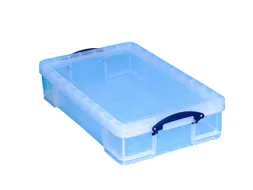 Opbergbox Really Useful 33 liter 710x440x165mm transparant wit