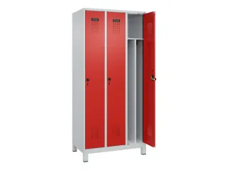 locker voor scheiding van kleding,HxBxD 1950x900x500mm,3vak - 1