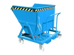 Kiepbak voor spaanders,0,55m³,draagverm. 1000kg,wielen,vorksloffen