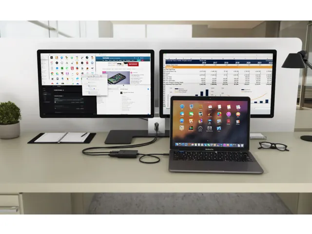 USB-C Dual 4K/60Hz (single 8K/30Hz) DP Video Adapter