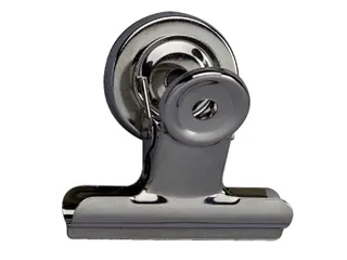 Papierklem MAUL Bulldog met magneet 52mm capaciteit 20mm zilver - 3