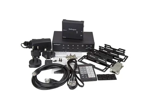 Multi-input Hdbaset Extender Met Switch Dp, Vga, Hdmi Over Cat5/cat6