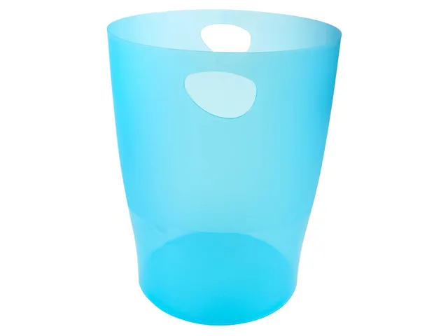 ECOBIN Papiermand 15 L turkoois transp.
