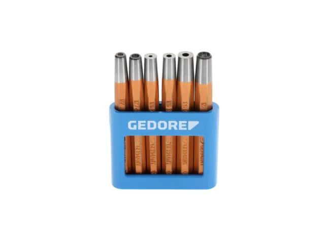 GEDORE 125 B Jeu d'extracteurs et de poseurs de rivets 6pièces